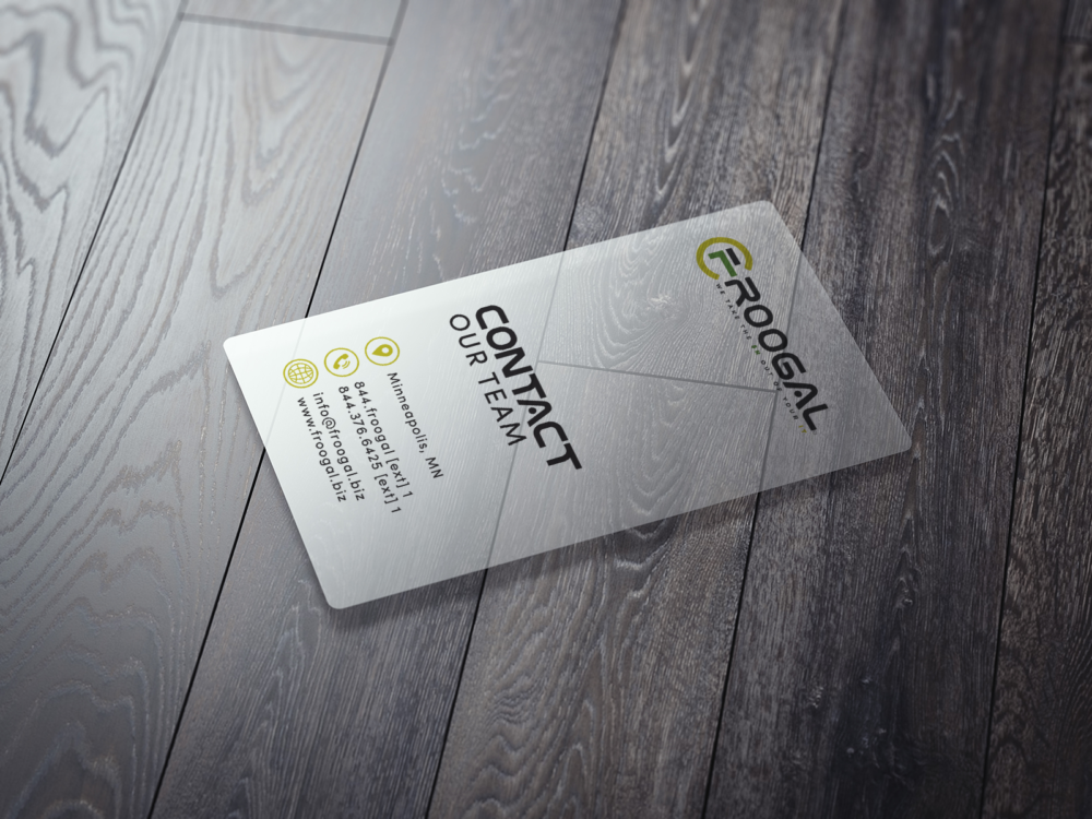 Froogal Business Card