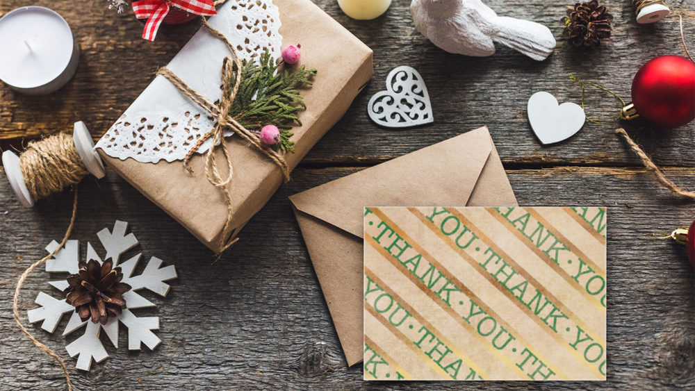 Thank You Holiday Card